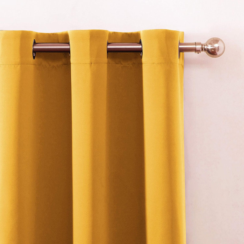 Latitude Run® Polyester Curtain Pair Wayfair